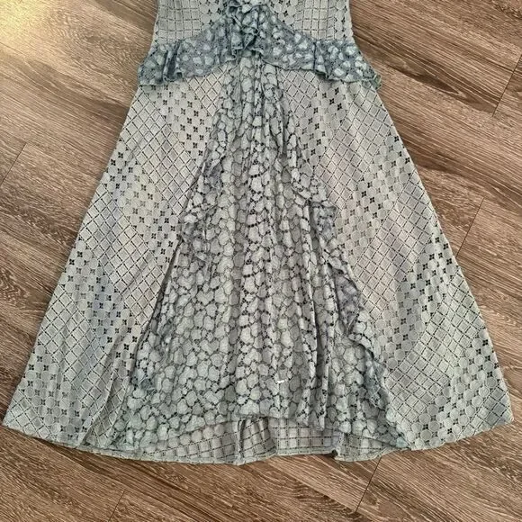 Anthropologie Antoinette Ruffled Midi Dress - Picture 2 of 8